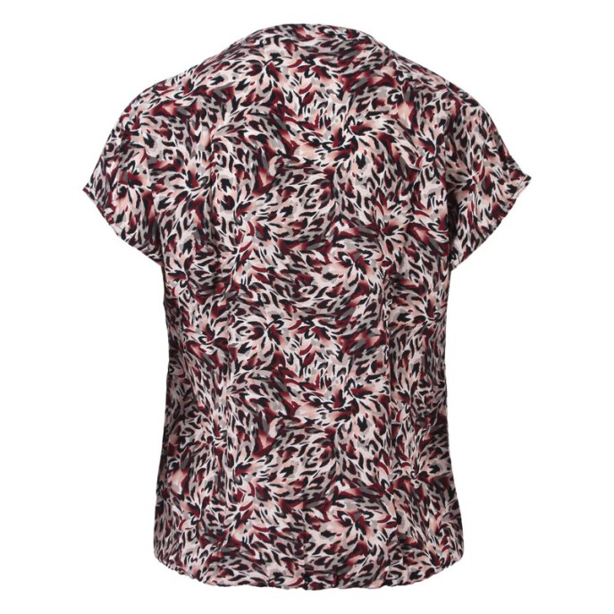 Enjoy Blouson blouse vhals tape Port print